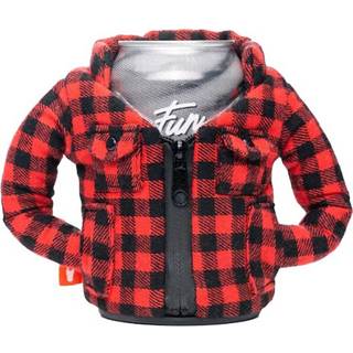 Puffin The Lumberjack Beverage Flannel | Unik isoleret 12 oz kan køligere til øl sodavandsdrikke og mere tin