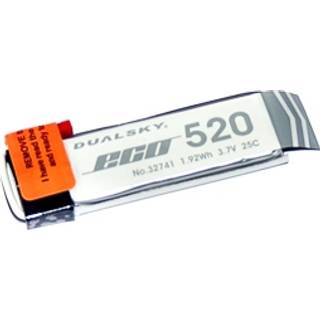 Dualsky 1s   520mAh - 25C - Dualsky XPower ECO-S - JST