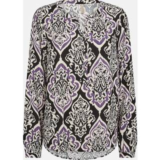 SC-Vernia 1 - Print Bluse - DK. Grape