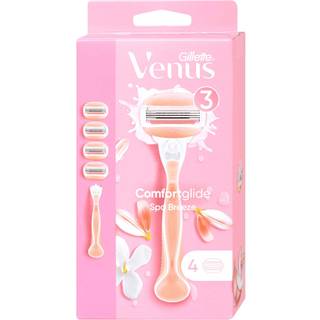 Gillette Venus ComfortGlide Spa Breeze Barberskraber til kvinder + reserveblade 4 stk. - 4 stk.