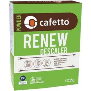 Cafetto Renew Organisk Afkalkningspulver 4x25g