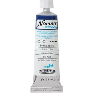 Schmincke Norma Blue vandopløselig oljemaling 35 ml Phthalo blue 21420