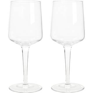 Contemporary Clear Wine Glass - Set Of 2 -