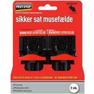Pest-Stop Musefælde til skadedyrsbekæmpelse Sikker Sat, 2 stk