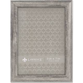 Lawrence rammer klassisk perlebillede ramme 5x7 s?lv