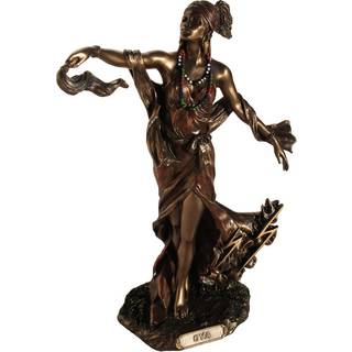 Oya - Goddess of Wind Storm and Transformation Figurine Bronze Color
