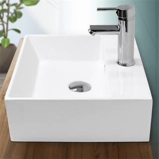Keramisk vask forfængelighed bordplade vask til pool vask 415 x 360 mm