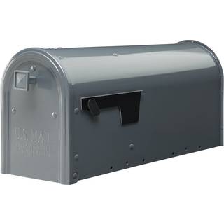 Arkitektoniske postkasser Edson Galvanized Steel Post Mount Mailbox kompatibilitetskode En EM110GMAM gr? medium kapacitet