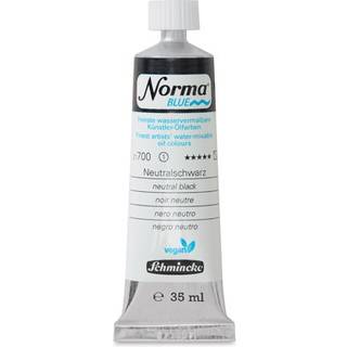 Schmincke Norma Blue vandopløselig oljemaling 35 ml Neutral black 21700