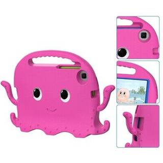 Samsung Galaxy Tab A7 Lite Børnevenligt Stødsikkert Cover - Blæksprutte - Hot Pink