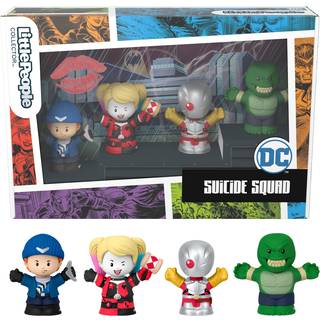 Little People Collector Suicide Squad Special Edition Figur Set in Display Gift Package til voksne & fans 4 tegn