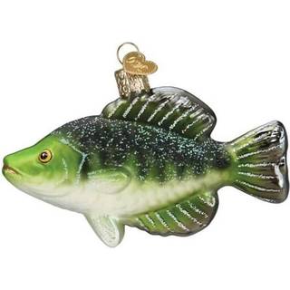 Old World Christmas Crappie Glass bl?st ornament til juletr?