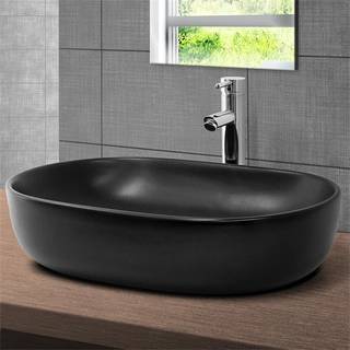 ECD Germany Design vask 600 x 420 x 145 mm, fremstillet af keramisk hvid
