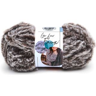 Lion Brand Yarn (1 Skein) Gå efter faux voluminøs garnbjørn 195 fod (pakke med 1)
