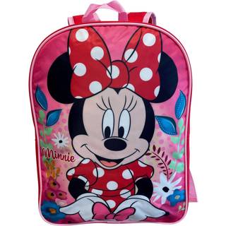 Ruz Minnie Mouse 15 """" Skoletaske rygs?k (r?d-lyser?d)