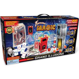 Fantasma Deluxe Grand Illusions Magic Set med 200+ tricks at l?re (78EUD) - Great Value Magic Kit til drenge og piger 7 ?r og ?ldre.