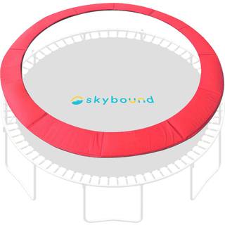 SkyBound 12 Foot Universal Replacement Trampoline Pad (Passer op til 7 tommer fjedre) - For?rsd?kning (r?d)