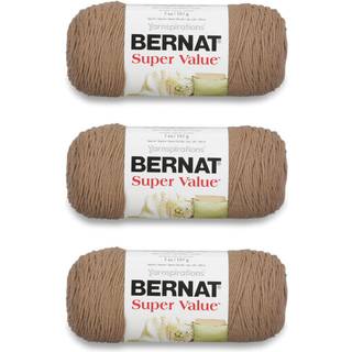 Bernat Super Value Yarn 3 Pack Honey 3 Count