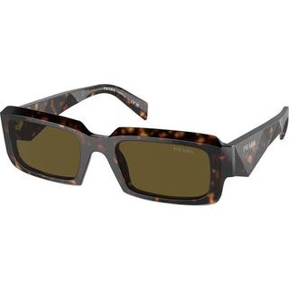 Prada Mand PR 27ZS 19J09Z Solbriller Acetat Grøn Brun Geometrisk Normal - Grøn