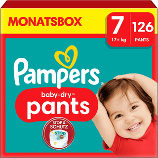 Pampers Baby Dry Pants str. 7 (17+ kg) månedsboks