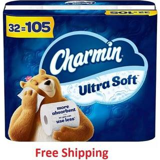 Charmin Ultra Soft toiletpapir Super Plus Rolls (201 Sheets/Roll 32 Rolls)