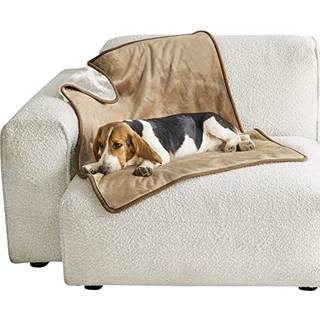 Bedsure Vandtt hundetppe til mellemstore hunde - mellemstort kattetppe Vaskbart til briksbeskyttelse Sherpa Fleece hvalpetppe Bldt plys Vend