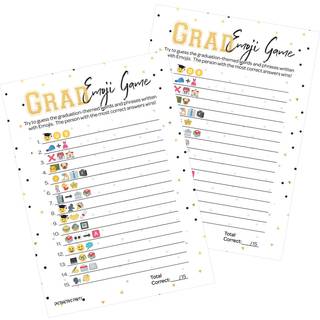 Distinctivs Graduation Party Emoji Game - 25 spillere