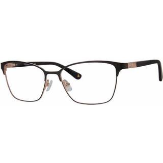 Liz Claiborne L 670 003 52 Briller Kvinder Black - Matte Black On Gold - 52mm