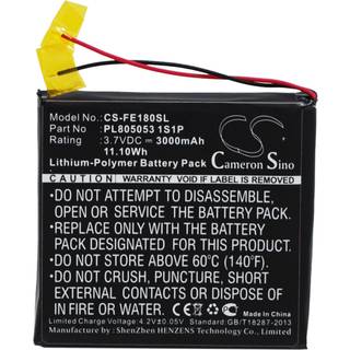 Batteri til Fiio E18 mfl.