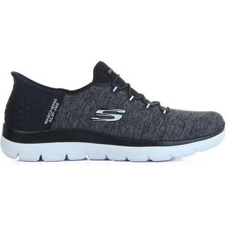 Skechers Skechers Black Ground Womens Slip In Summits Dazzling Haze Trainers