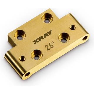 XRAY XR-322312 Brass 46g Front Lower Arm Mount 26deg