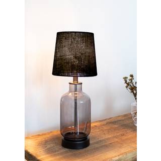 Costero bordlampe, røggrå/sort, 43 cm