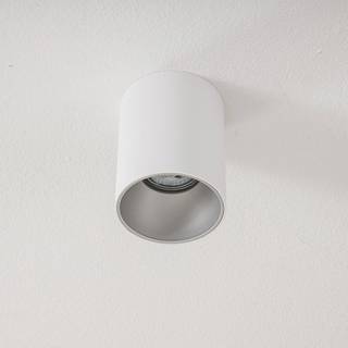 Loftlampe Eye Tone, hvid/sølv
