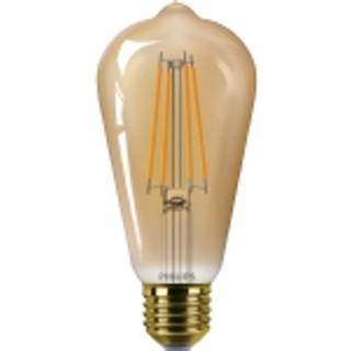E27 - Philips Flame LED Edisonpære - 7W - 250lm - 1800K - Amber