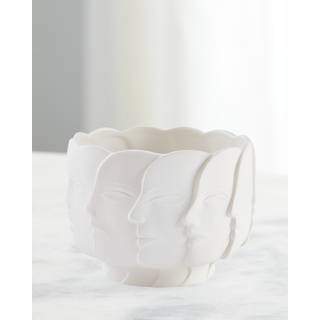Jonathan Adler Dora Maar Radial Skål - Serveringsskåle Porcelæn Hvid - 33342