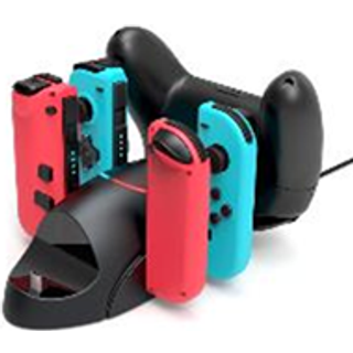 Ladestation til Nintendo Switch og JoyCon, 6 i 1