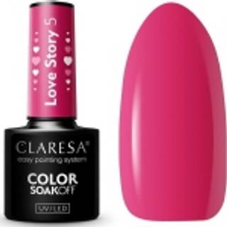 Claresa SoakOff UV/LED Color Love Story Gel neglelak Skygge 5 5 g - 5 g