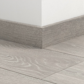 Pergo fodliste med tilslutningsplugs, lige, Rocky Mountain Oak, laminat, 12 x 58 x 2400 mm