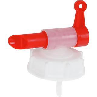 Tappehane til 10 og 20 liter dunk Ø61mm rød