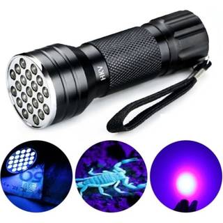 2-Pak - UV-lampe / Blacklight Lommelygte – Sedeldetektor