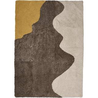 Gulvtæppe | River | Lammeskind | Korthåret Short Wool Curly Sheepskin River Design Rug