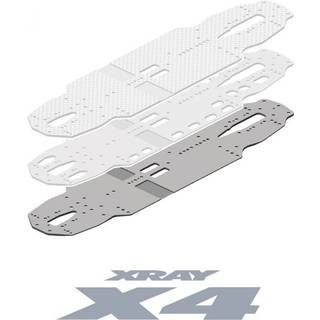 XRAY XR-301012 X4 Alu Solid Chassis 2.0mm Swiss 7075
