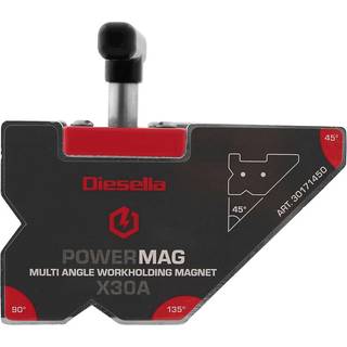 WLDPRO POWERMAG X30A Multivinkel Svejsemagnet med on/off funktion (245N/25kg)