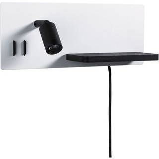 Paulmann LED-væglampe Serra, højre side, USB-C-port