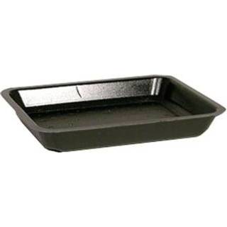 Skumbakke uden låg 240 stk 22,5 x 17,5 x 2,4 cm Sort XPS