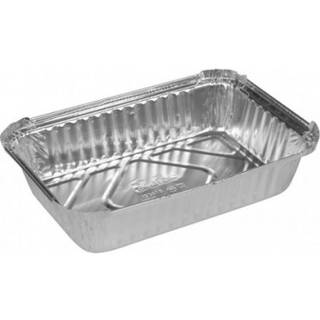 Alubakke 850 ml 211x145x47 mm, 1000 stk Vinkelkant