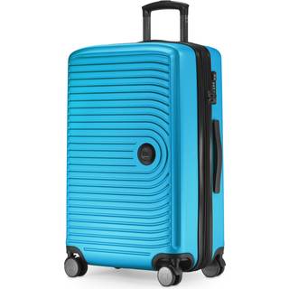 MITTE - Mittelgroßer Koffer Hartschale Cyanblau matt, TSA, 68 cm, 88 Liter