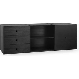 Audo Copenhagen Frame 49 Trio Sidebord - Skænke & Sideboards Askefinér Sortbejdset Ask - 71077-001820