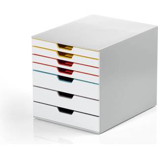 Durable Varicolor skuffekabinet med 7 skuffer assorteret farver