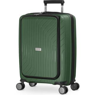 TXL - Handgepäck Hartschale Laptopfach Dunkelgrün matt, TSA, 55 cm, 40 Liter - Waldgruen